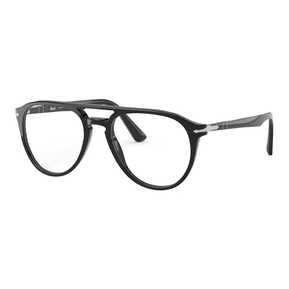 Persol Unisex Schwarz Po3371v Lynn 95 Optische Fassungen Acetat Pilot Normal - Bild 5