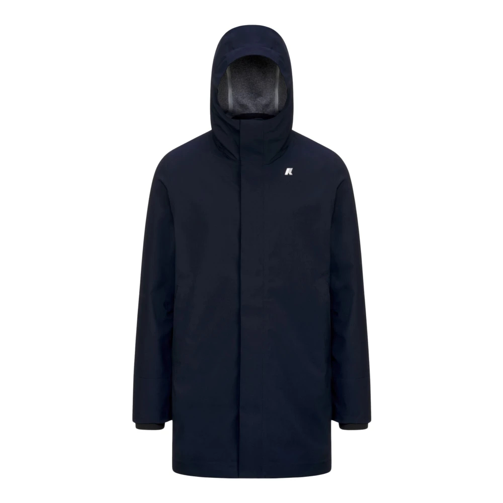 K-Way Herren Blau - Tommy Bonded Jersey - Coats - 2XL