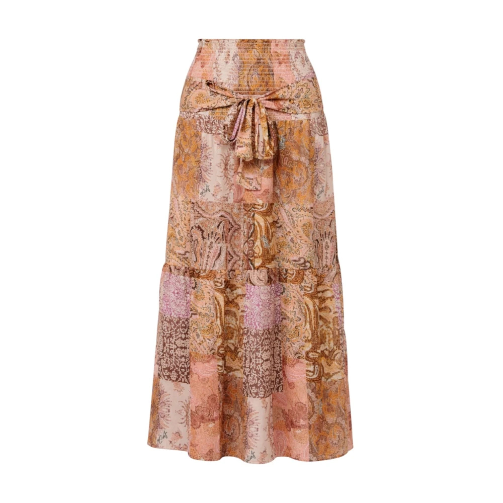 Liu Jo Damen Multicolor - 2-In-1 Maxi-Rock - Skirts - Mehrfarbig -L