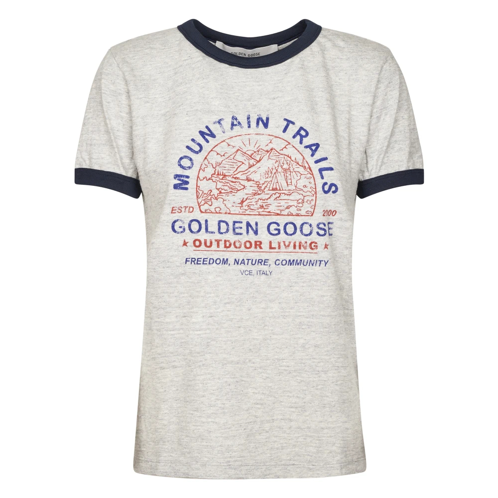 Golden Goose Damen Grau - Journey Slim Lang T-Shirt - Tops - S