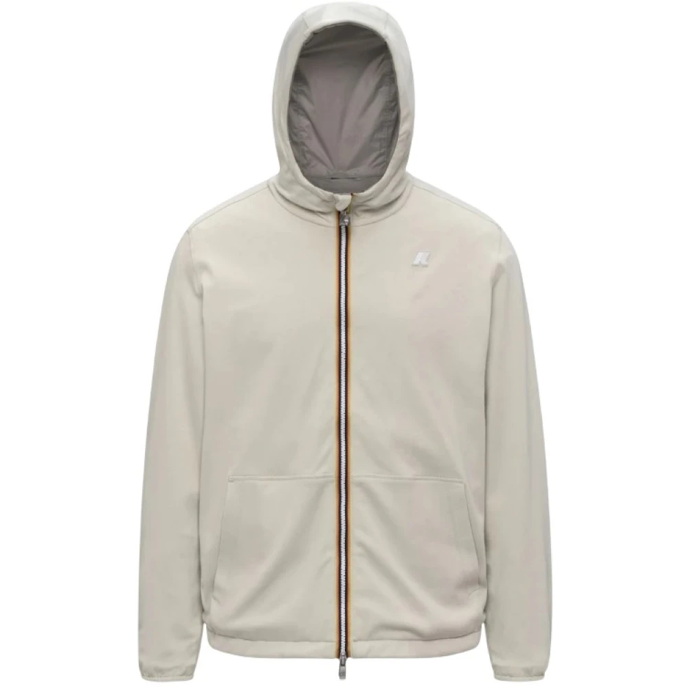 K-Way Damen Beige - K8134tw.c84 Wendbare Zip-Through Hoodie - Sweatshirts & Hoodies - S