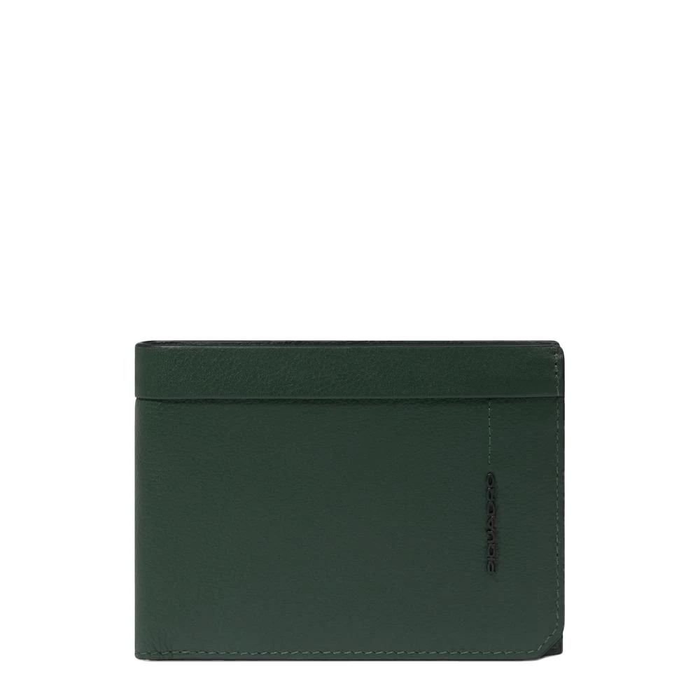 Piquadro Herren Grün - Portemonnaie Aus Leder Mit Münzfach Und Rfid-Schutz - Accessories - One Size