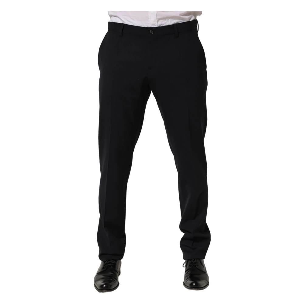 Dolce & Gabbana Herren Schwarz - Anzughose Mit Schmal Zulaufendem Bein - Trousers - K - L