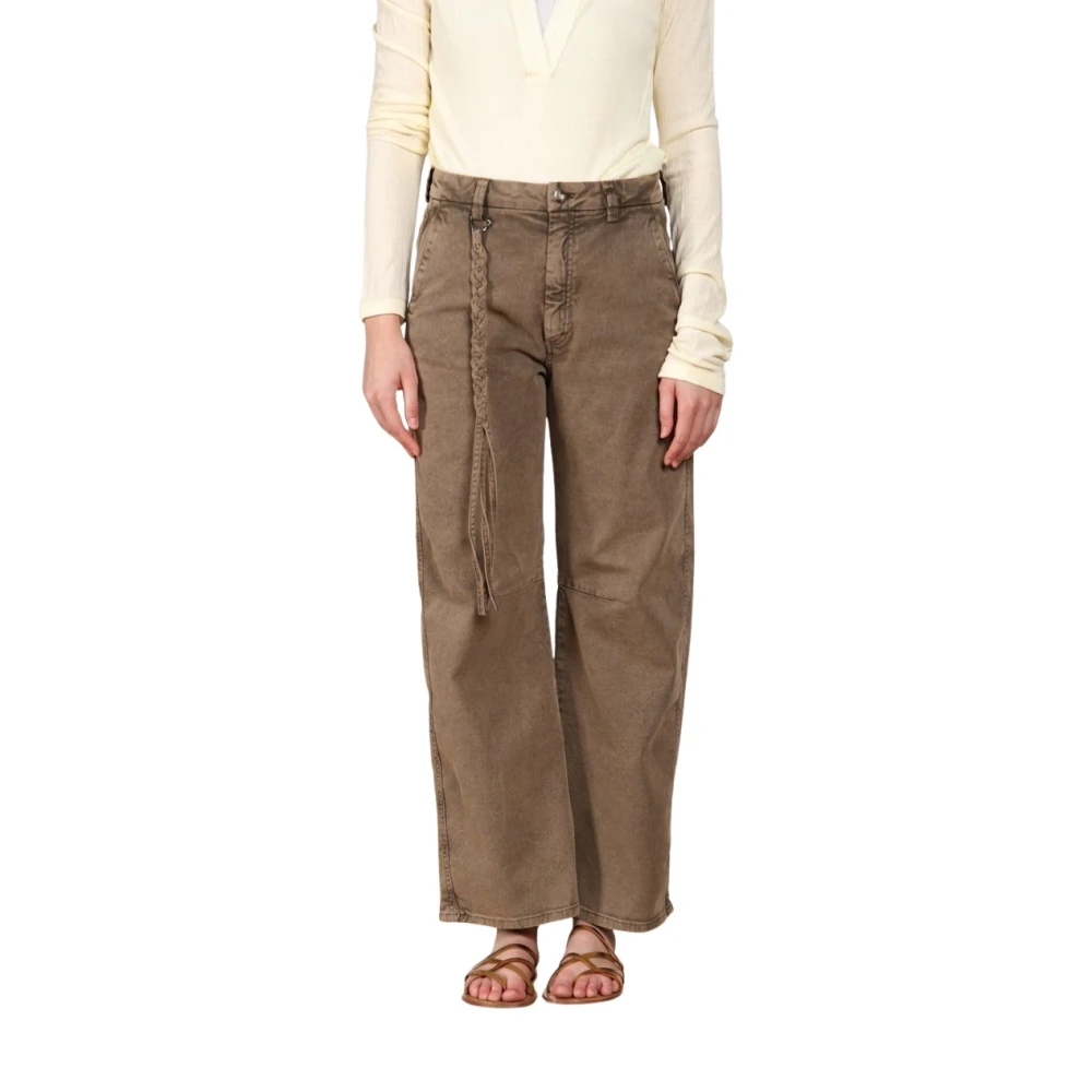 Mason's Damen Beige - Valerie Balloon Fit Denim Hose - Jeans - S