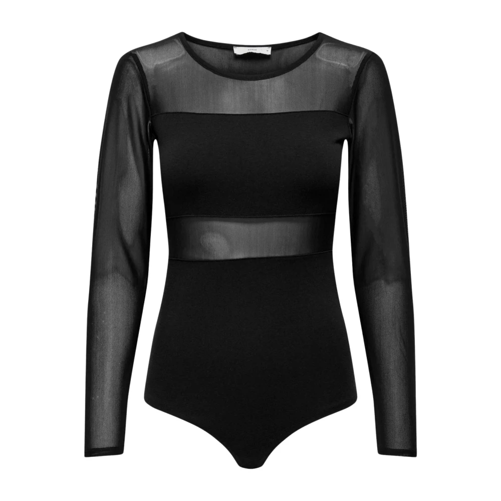Only Damen Schwarz Body Mit Langen Ärmeln, Esther - Image 7