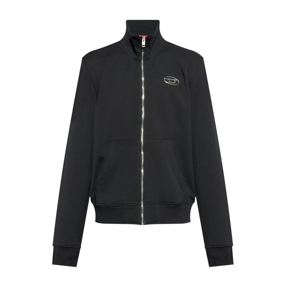 Diesel Herren Schwarz - S-Ginni-Zip-Od Sweatshirt - Sweatshirts & Hoodies - K -S