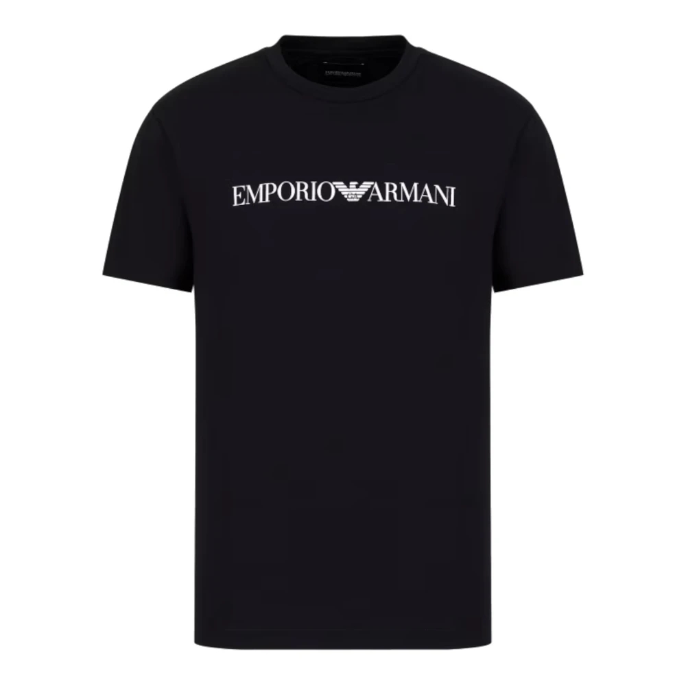 Emporio Armani Herren Blau - Kurzarm T-Shirt 8N1tn51jpzz0974 - Tops - L