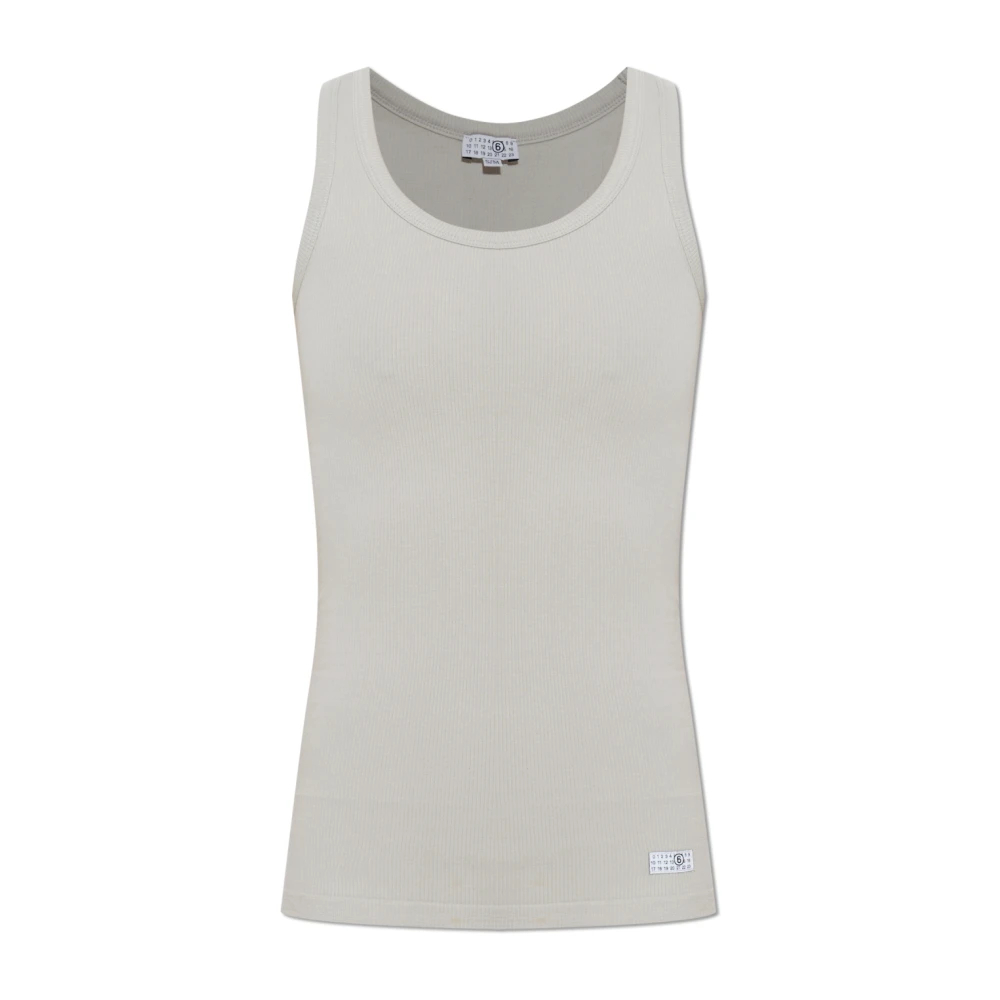 Mm6 Maison Margiela Damen Grau - Top Aus Der Underwear Kollektion - Tops - L