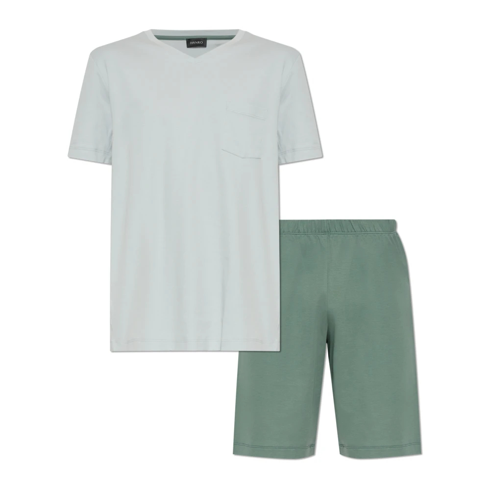 Hanro Herren Grau - Zweiteiliger Tag- Und Nacht-Pyjama - Nightwear & Lounge - 2XL