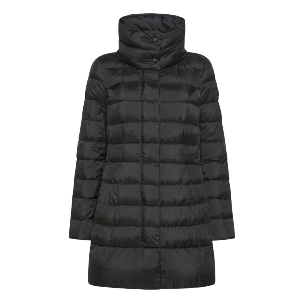 Peuterey Damen Schwarz - Gesteppte Daunenjacke Mit Hohem Kragen - Coats - K - Xl