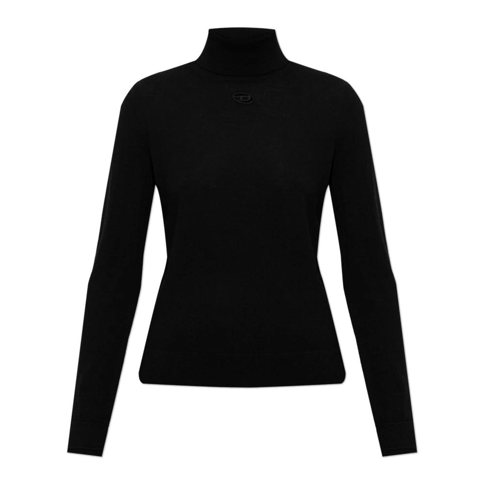 Diesel Damen Schwarz - Wool Turtleneck M-Alinesa-Tn - Knitwear - K -2Xs