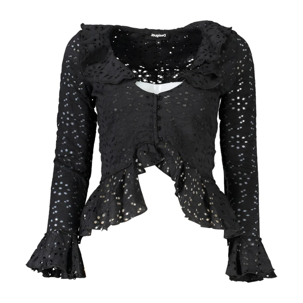Desigual Damen Schwarz - E Bluse Mit Langen Ärmeln Für - Blouses & Shirts - K -M