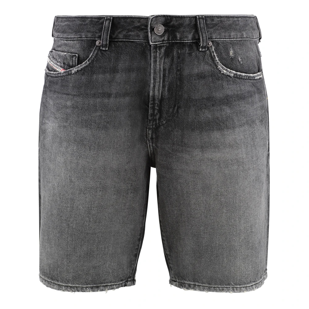 Diesel Herren Schwarz - D-Fin Denim Bermuda Shorts - Shorts - K -W34
