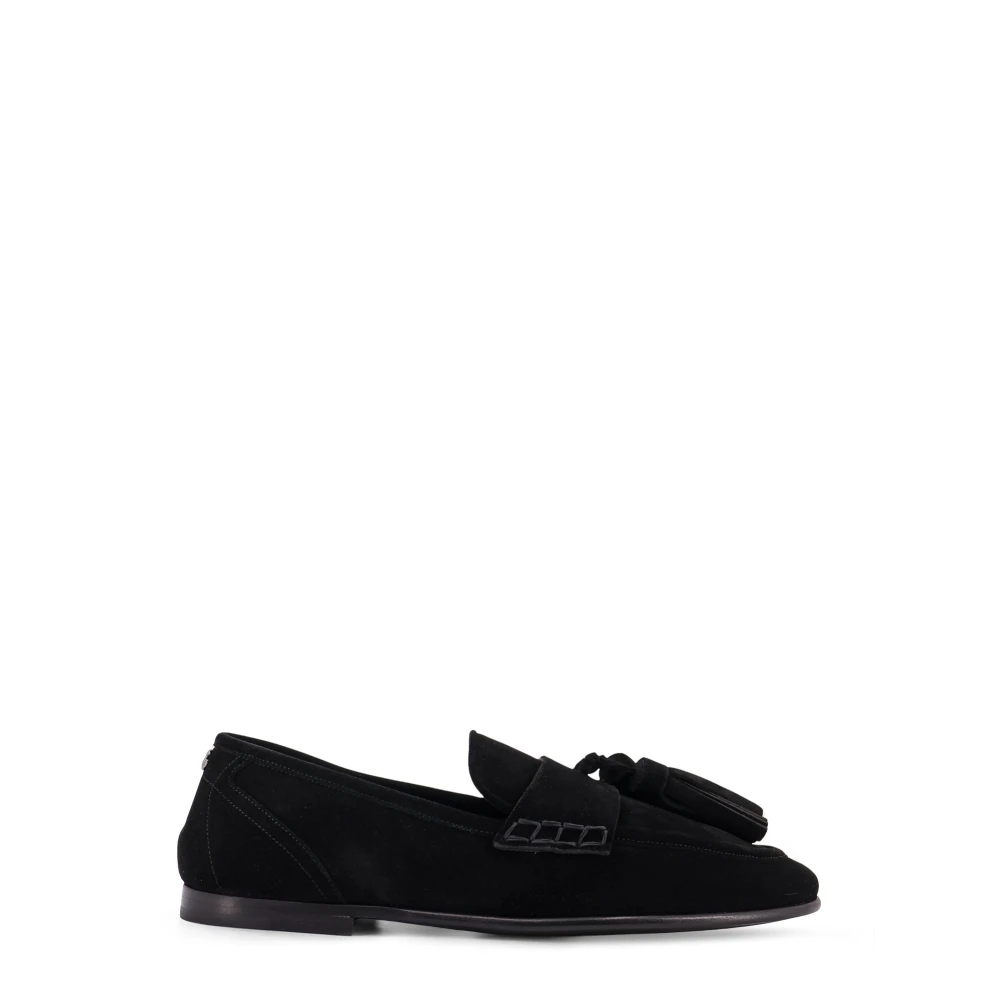 Dolce & Gabbana Herren Schwarz - Flache Schuhe - Shoes - K - 42 Eu