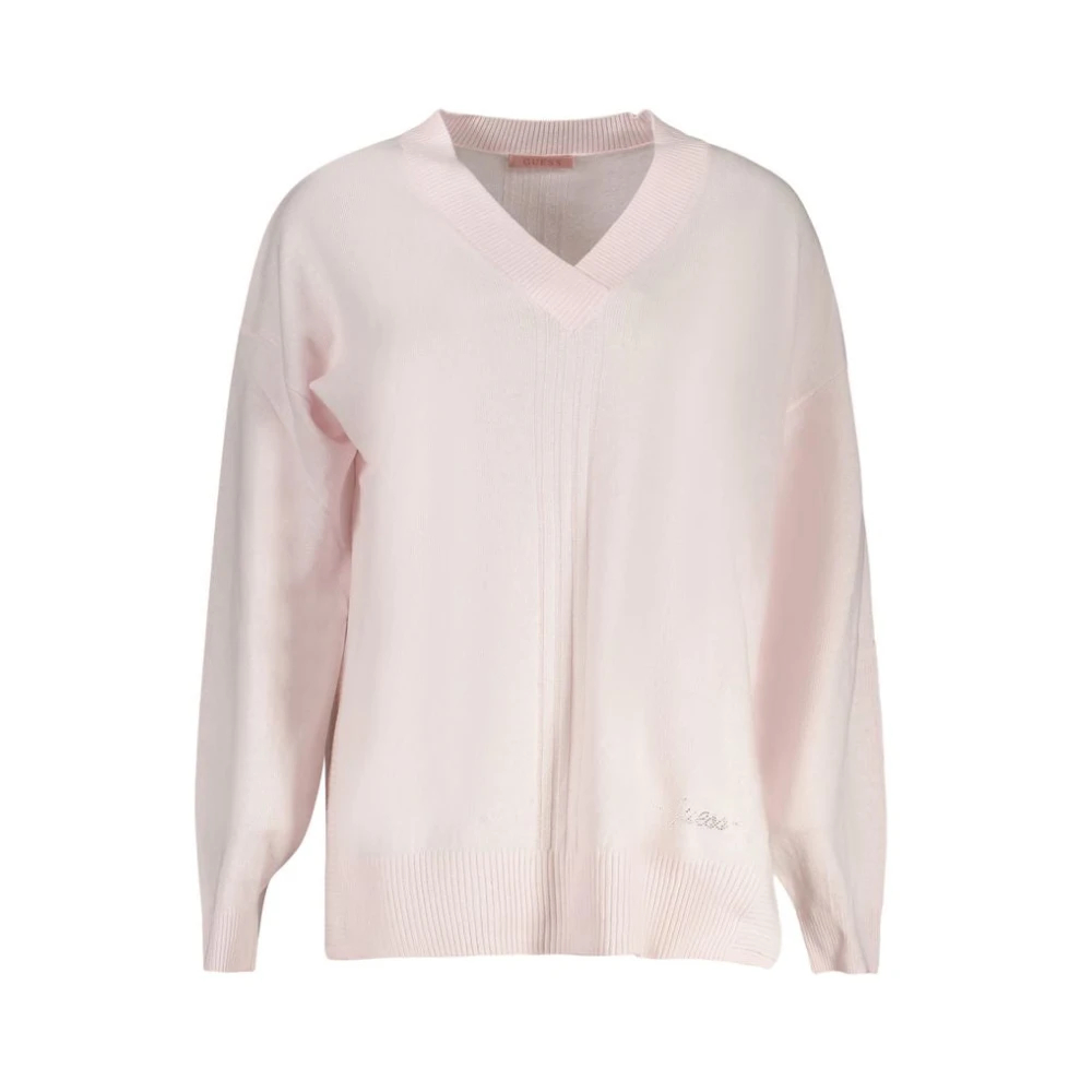 Guess Damen Rosa V-Ausschnitt Pulli Matilda - Bild 4