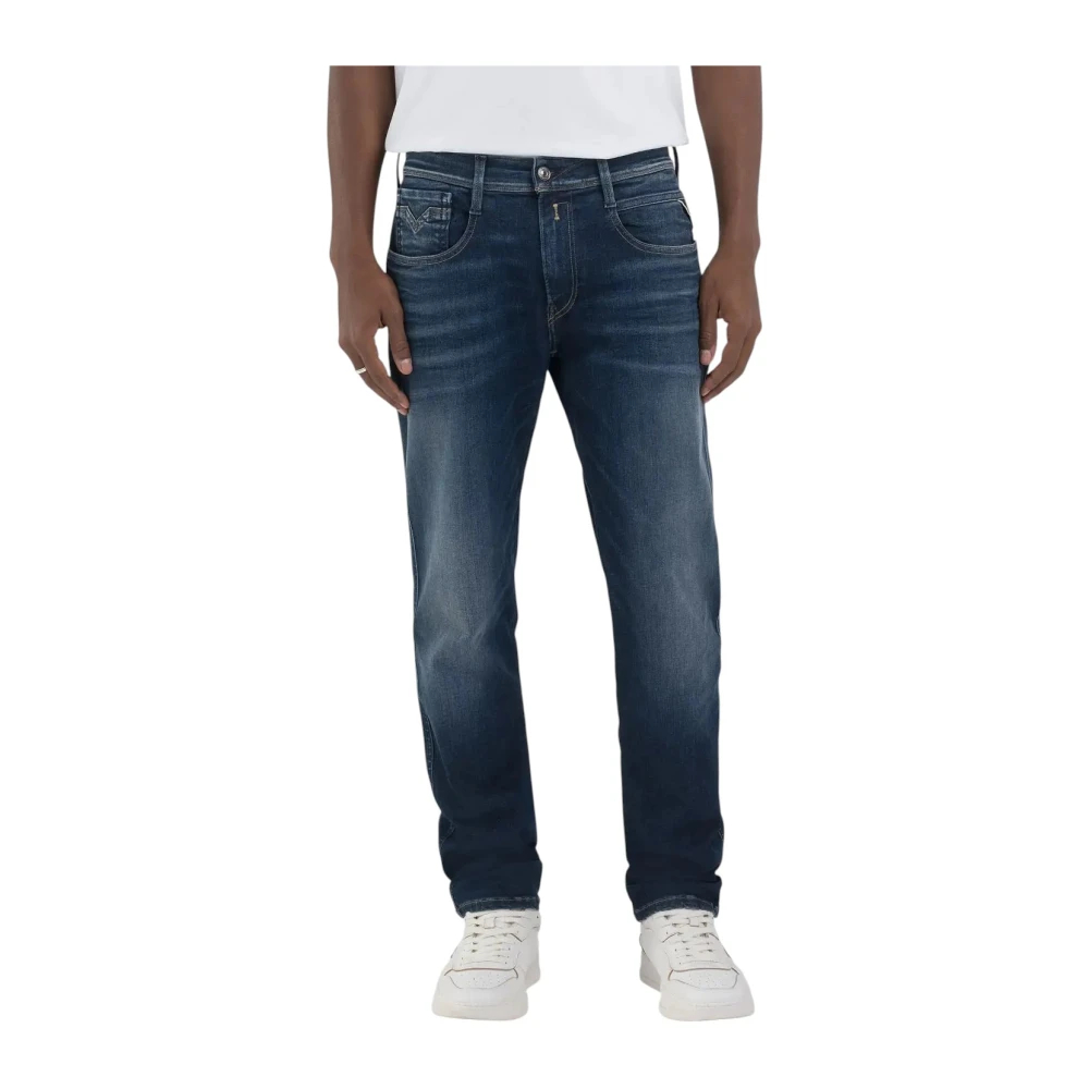 Replay - Slim Fit Denim Jeans - Jeans - Herren - Blau - W36 L32 - Bild 5