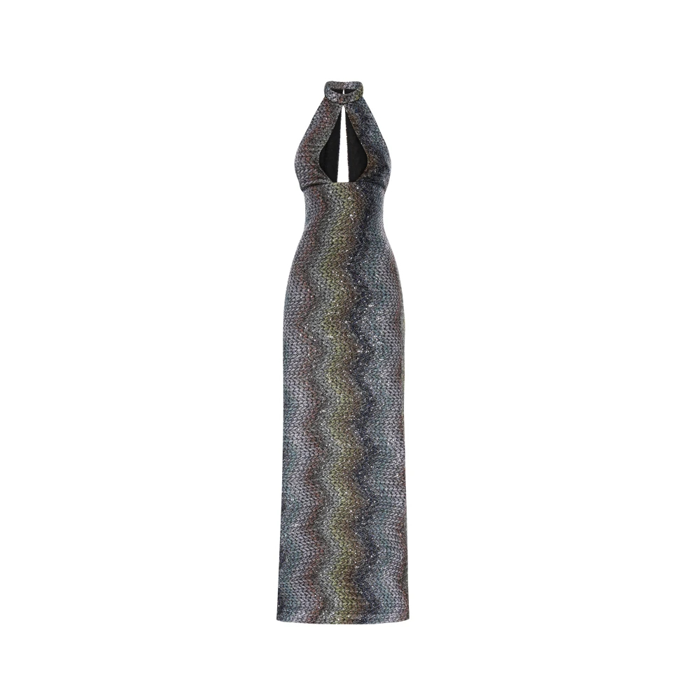Missoni Damen Multicolor - Caperdoni Ärmelloses Langes Kleid - Dresses - Mehrfarbig -Xs
