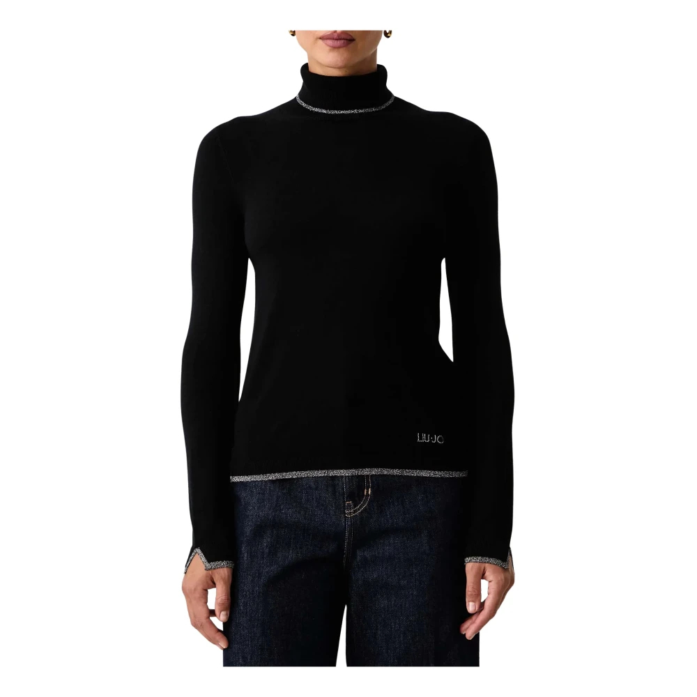 Liu Jo , Damen, Strickwaren, Schwarzk, S - Bild 3