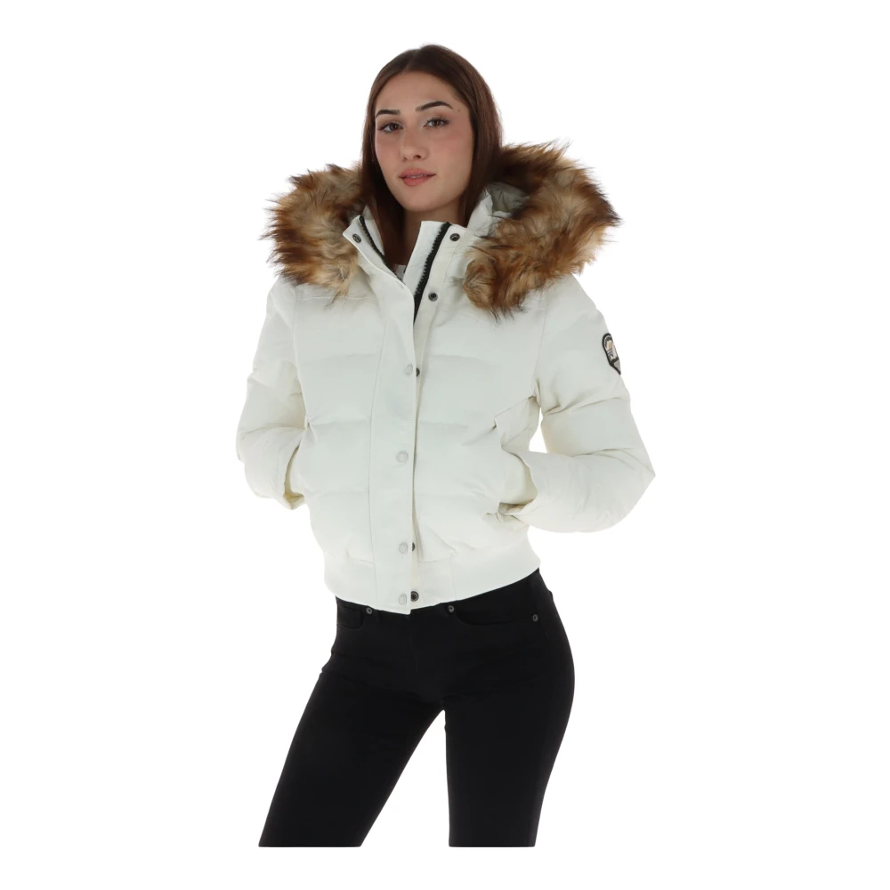 Superdry Damen Blousons & Bomberjacken Beige Gr. Mittel - Bild 5