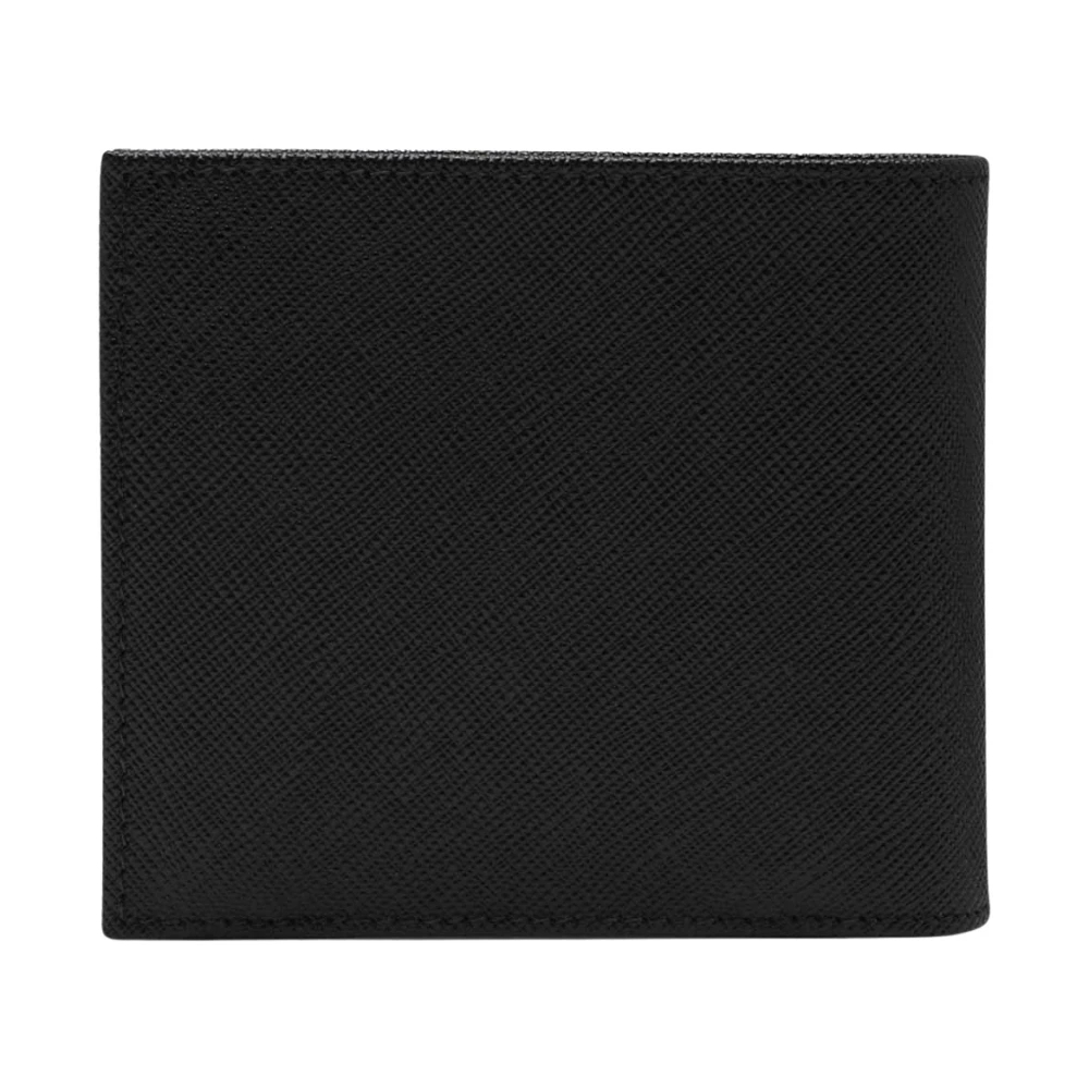 Prada Herren Schwarz Portmonnaie Aus Leder Saffiano Wallet, Einheitsgröße - Bild 4