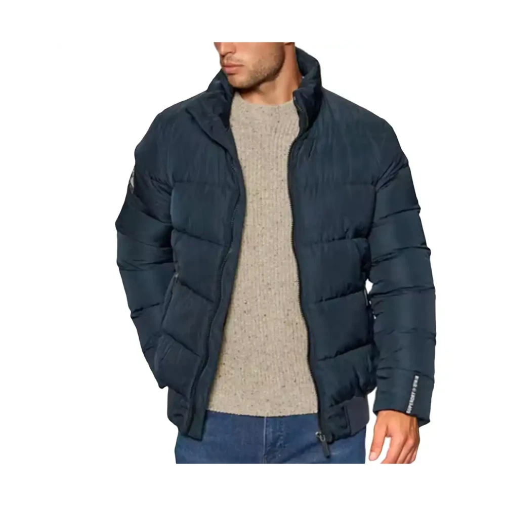 Superdry Herren Marineblau Track Sport-Doudoune Klein - Bild 5