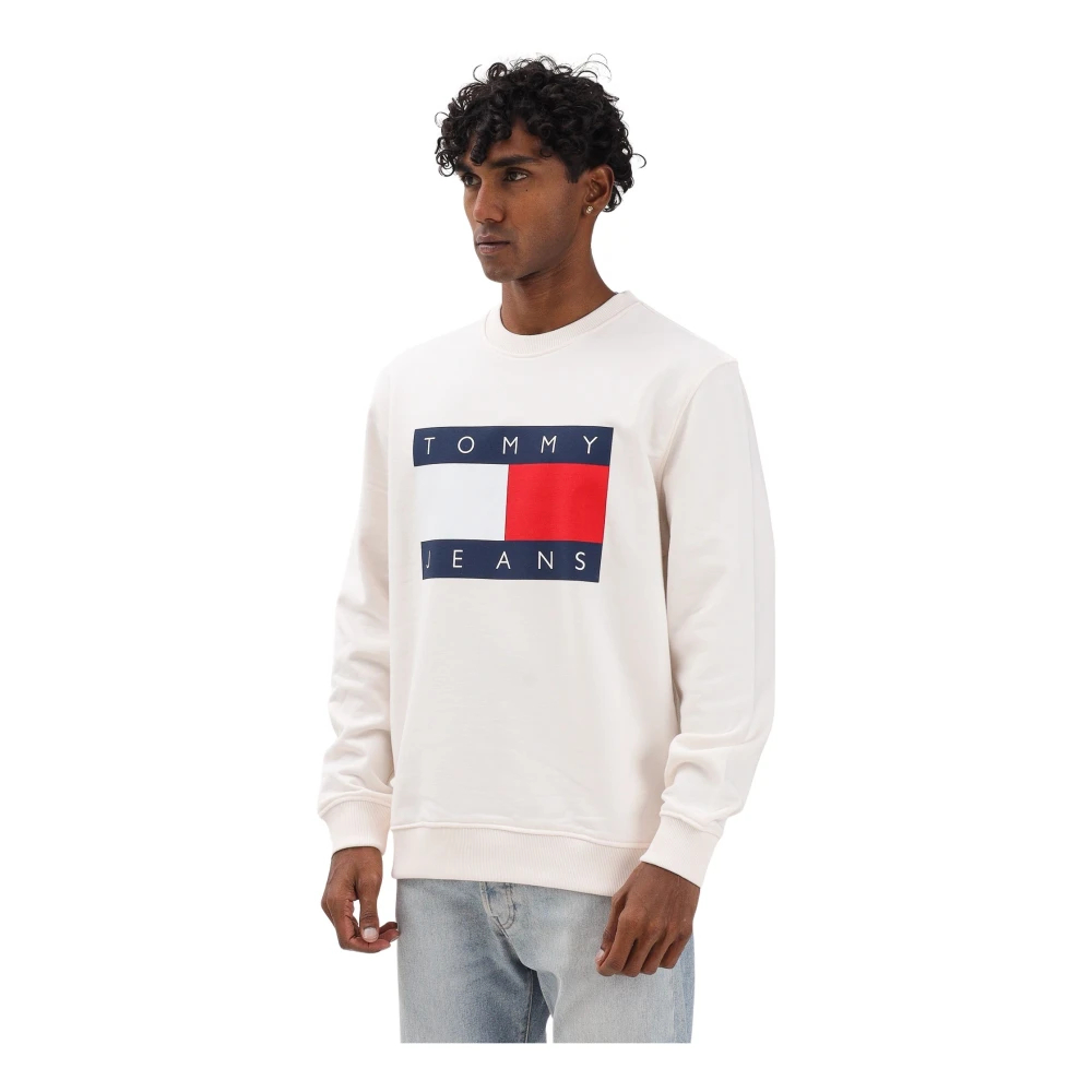 Tommy Jeans , Herren, Sweatshirts & Hoodies, Weiß, S - Bild 6