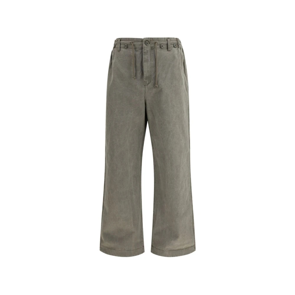 Golden Goose Herren Grün - Denim Hosen Mit Kordelzug - Trousers - S