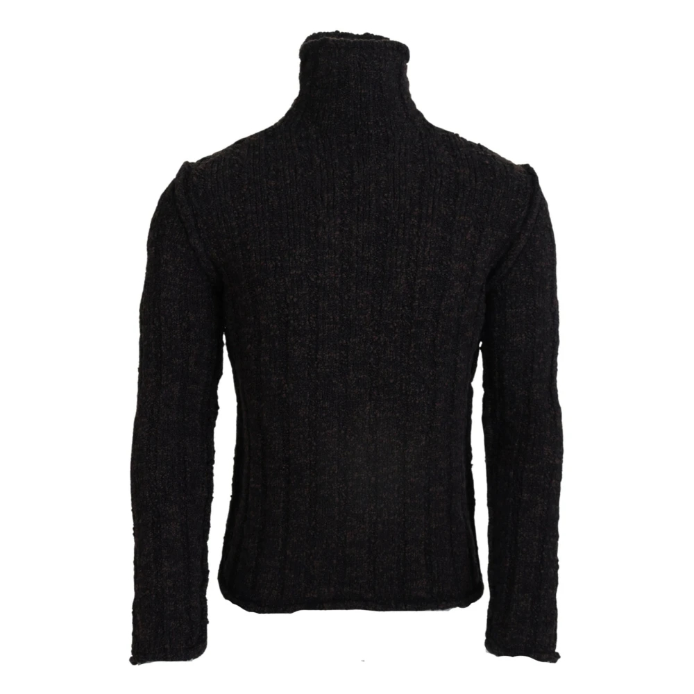 Dolce & Gabbana Herren Braun - Er Wollstrick Rollkragenpullover - Knitwear - S