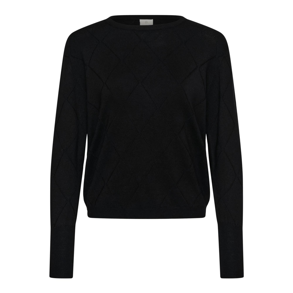 Kaffe , Damen, Strickwaren, Schwarzk, 2XL - Bild 4