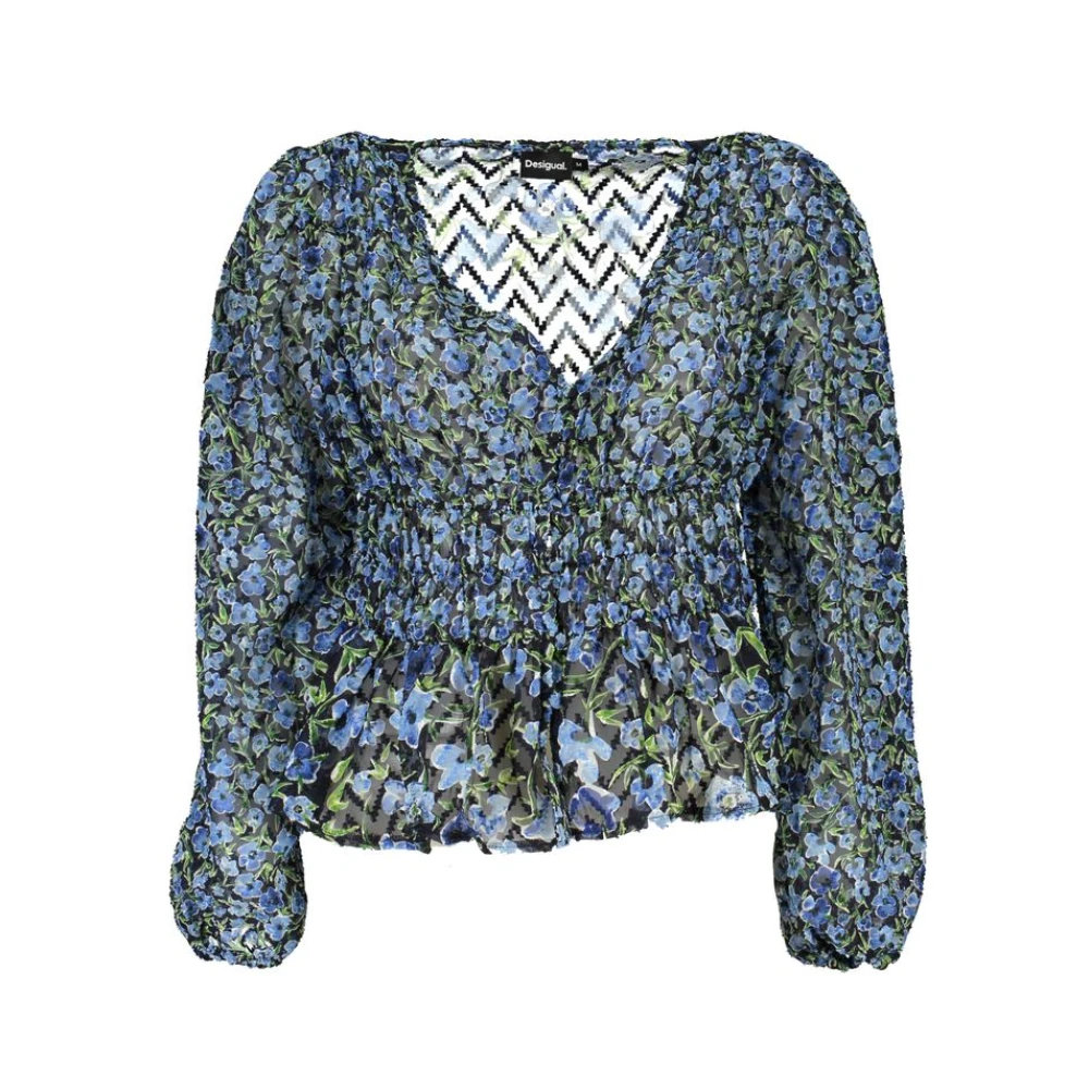 Desigual , Damen, Blusen & Hemden, Blau, S - Bild 4