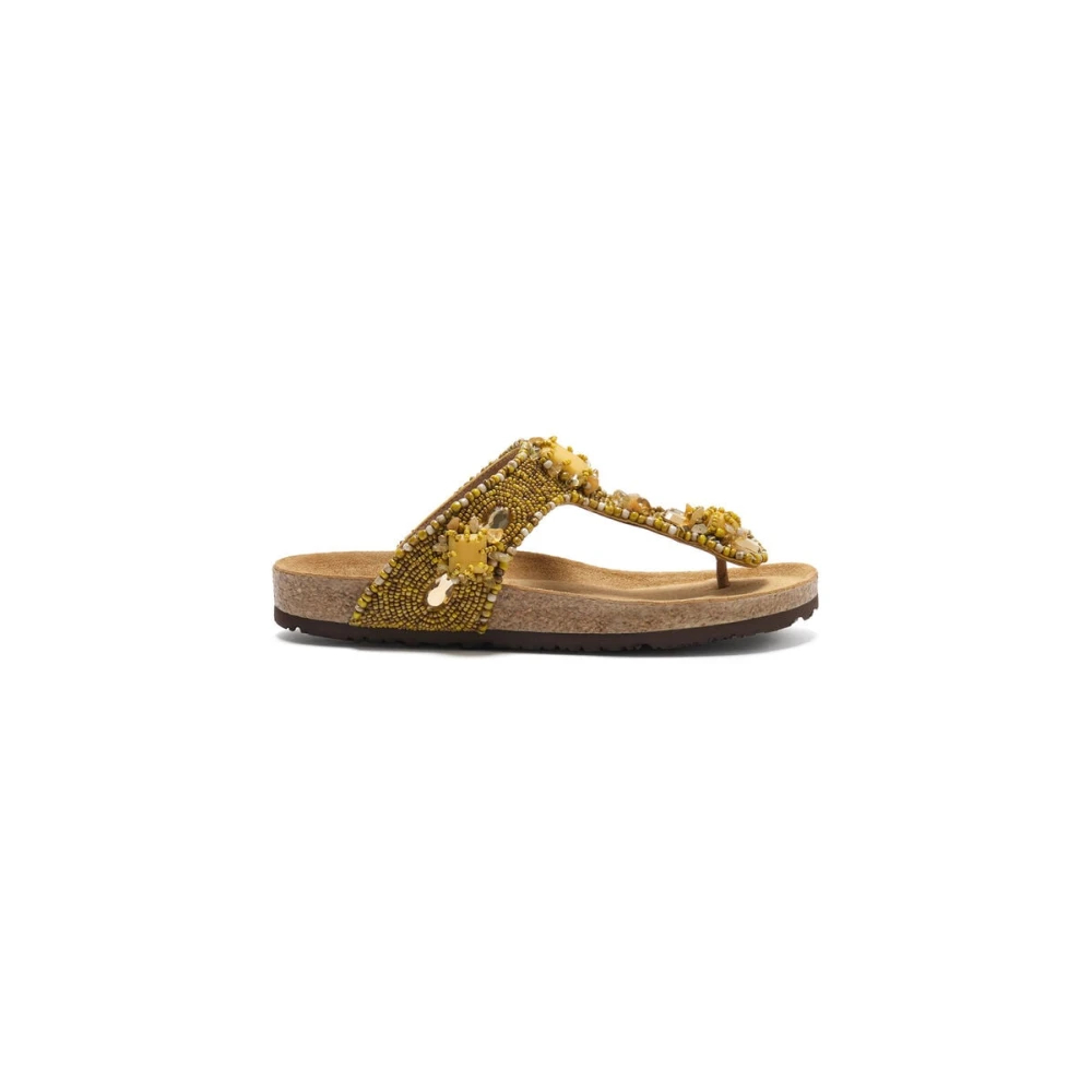 Maliparmi Damen Gelb - Infrabijoux Glamour Sandal - Shoes - 40 Eu