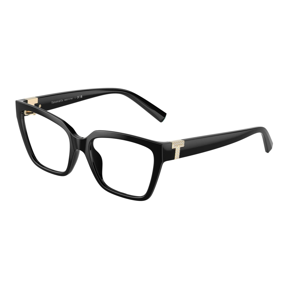 Tiffany Damen Schwarz - Stilvolle Brille In Blauer Farbe - Accessories - K -52 Mm