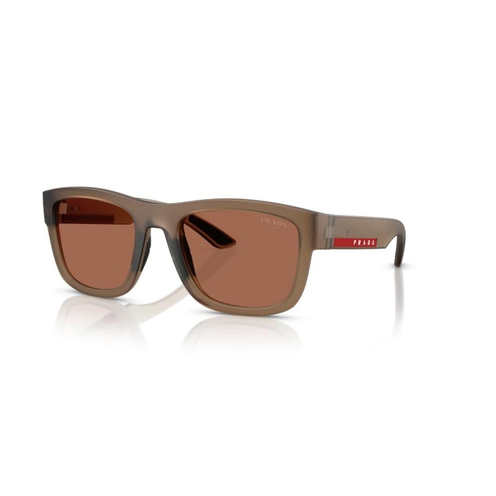 Prada Linea Rossa Herren Frosted Brown Ps 01Zs 29F50a Braune Sonnenbrillen - Bild 3