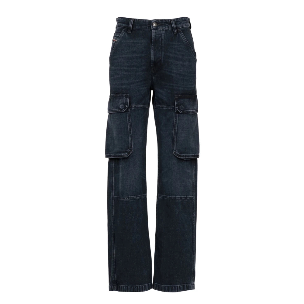 Diesel Damen Schwarz - E Denim-Cargohose - Jeans - K - W26 L32