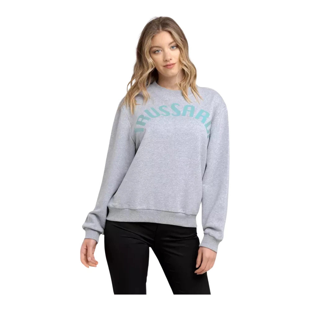 Trussardi , Damen, Sweatshirts & Hoodies, Grau, Xs - Bild 3