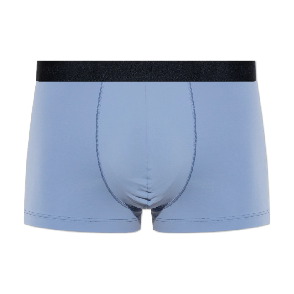 Hanro Herren Blau - Micro Touch Boxer Brief - Underwear - 2XL