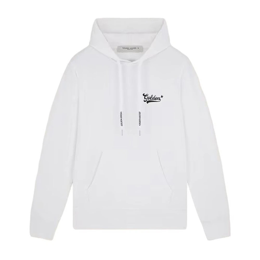 Golden Goose Herren Weiß - Journey Hoodie Sweatshirt - Sweatshirts & Hoodies - S