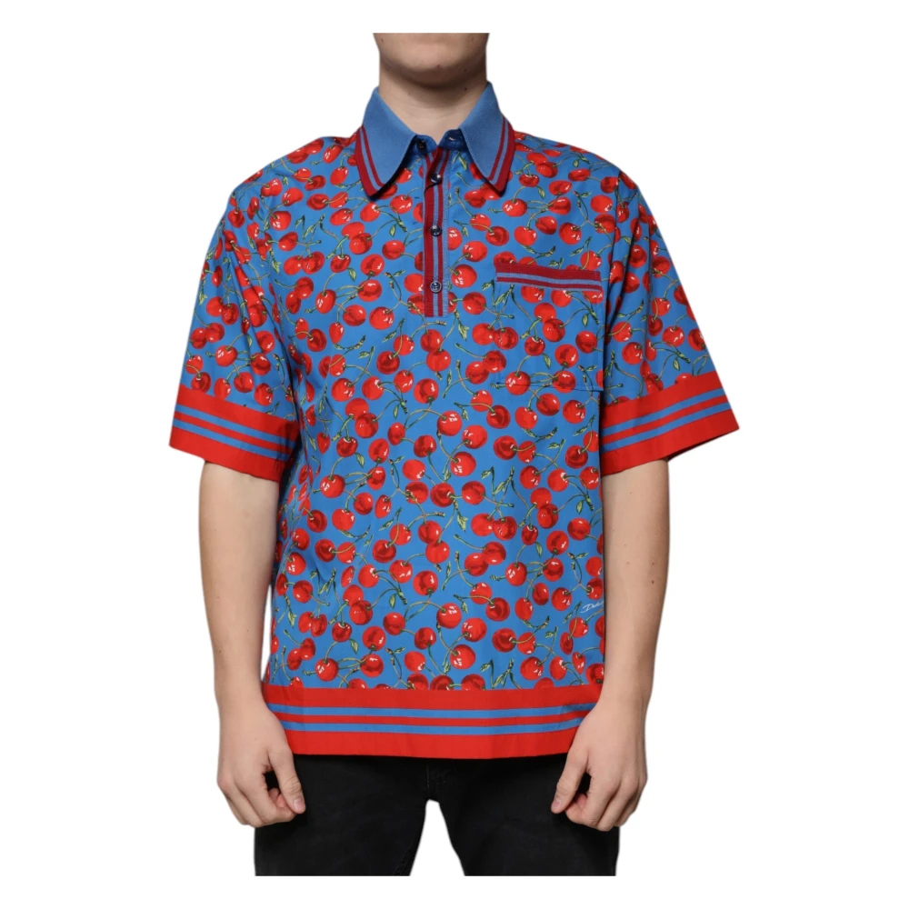 Dolce & Gabbana Herren Multicolor - Kurzärmeliges Polo-T-Shirt - Shirts - Mehrfarbig - M