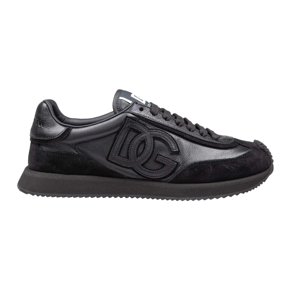 Dolce & Gabbana Herren Schwarz - Dg Cushion Sneaker - Shoes - K - 45 Eu