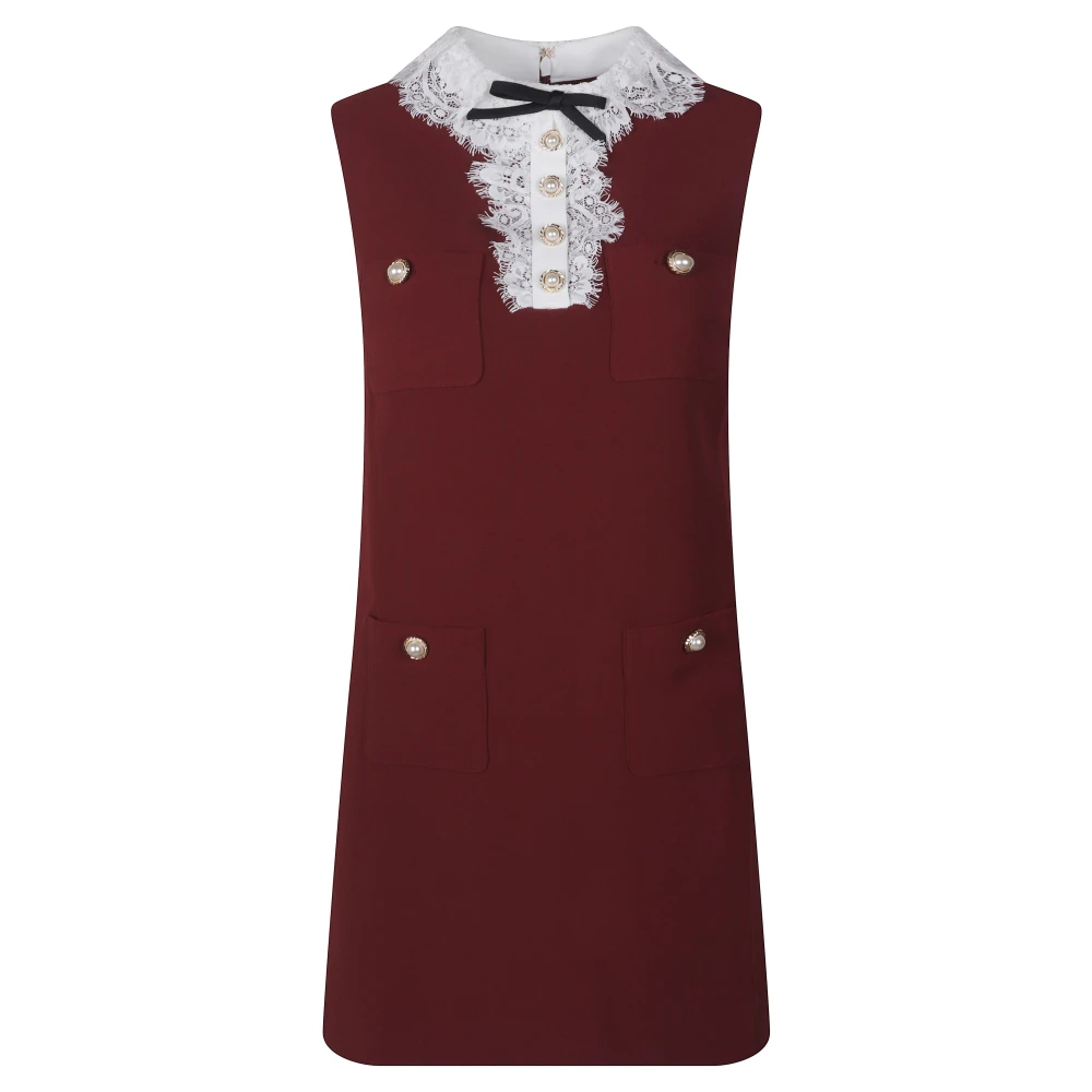 Self Portrait - Kurzes Kleid - Dresses - Damen - Rot - Xs - Bild 7