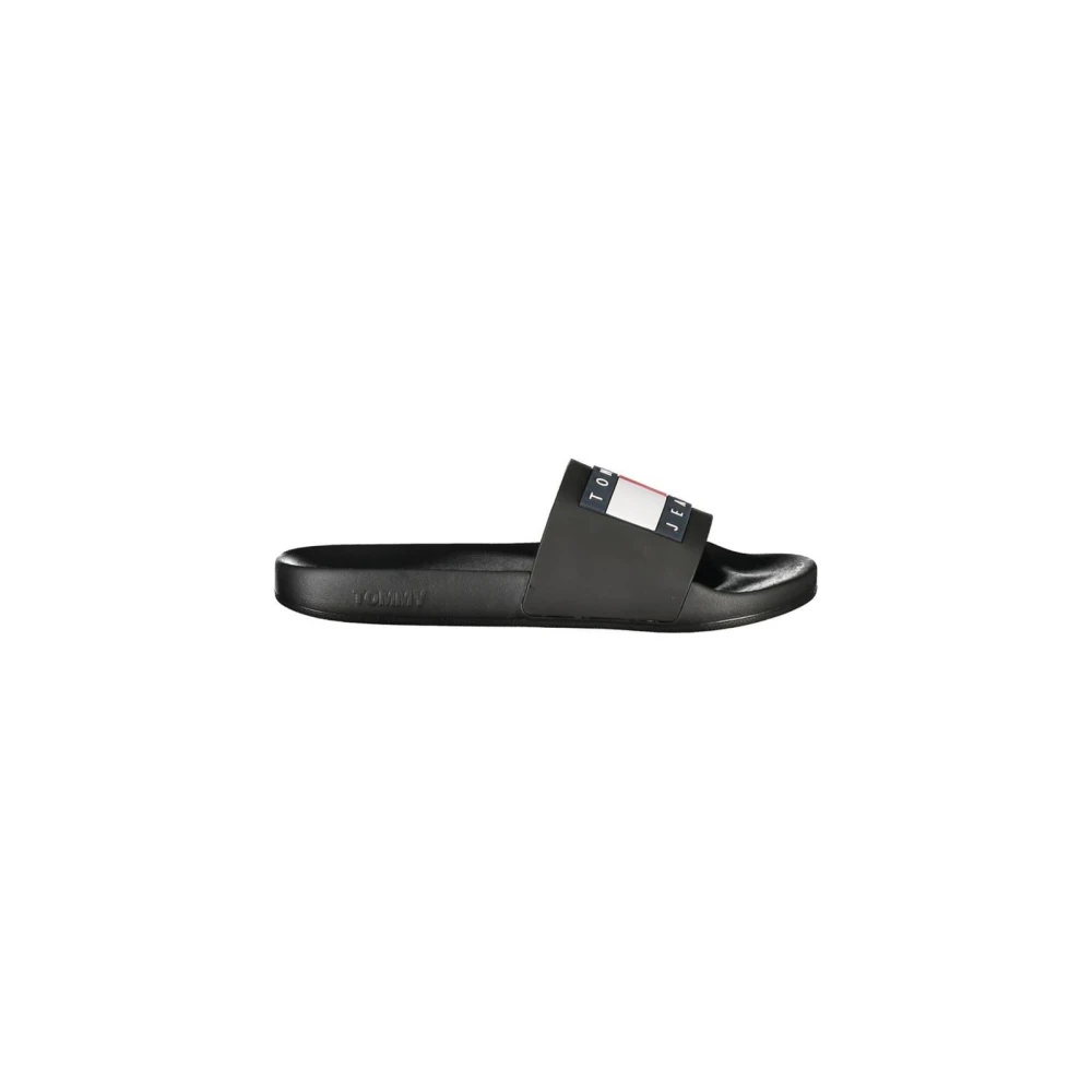 Tommy Hilfiger Herren Schwarz Tommy Jeans Badeschuh Mit Vorgeformtem Fußbett Und Flag - Bild 5