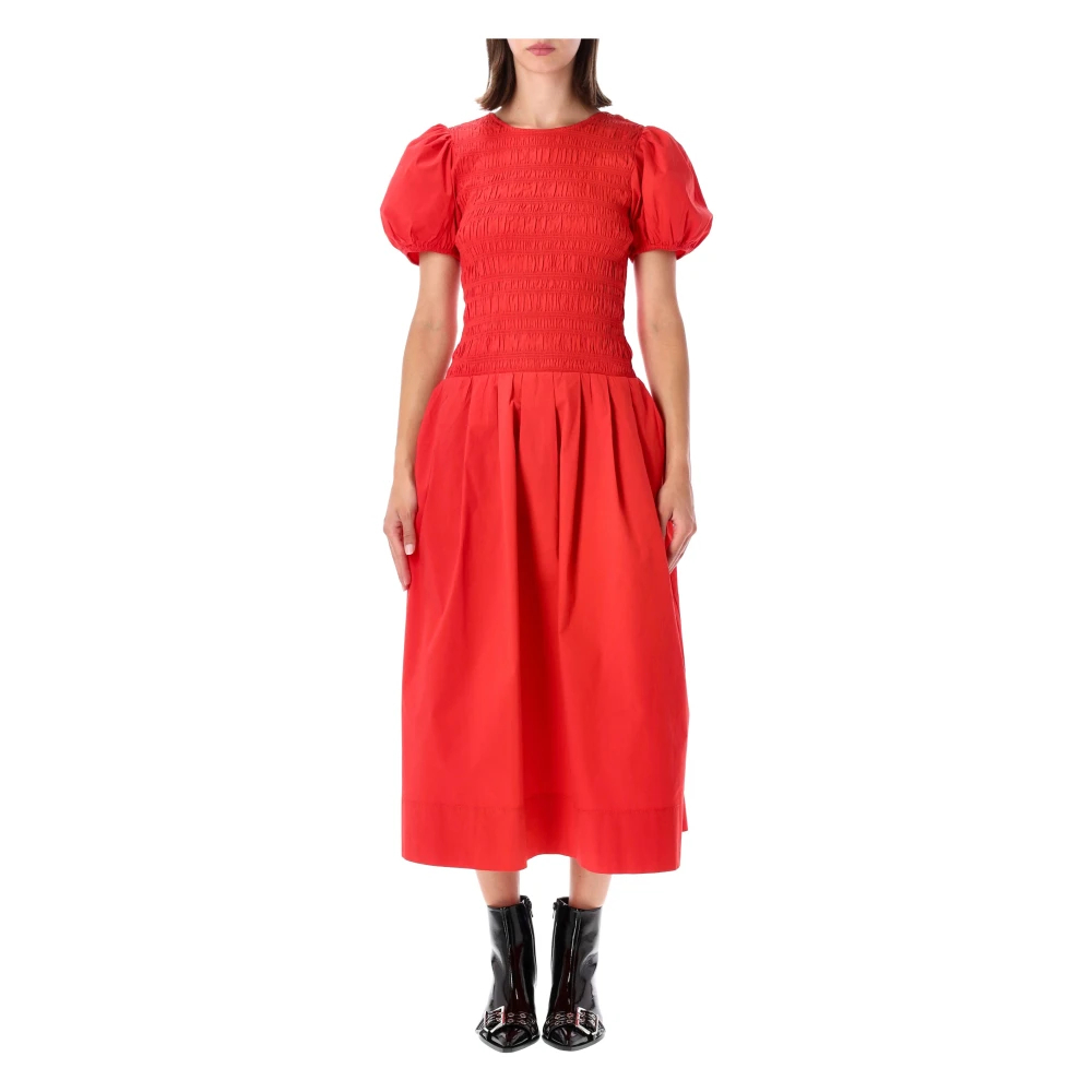 Ganni , Damen, Kleider, Rot, Xs - Bild 4
