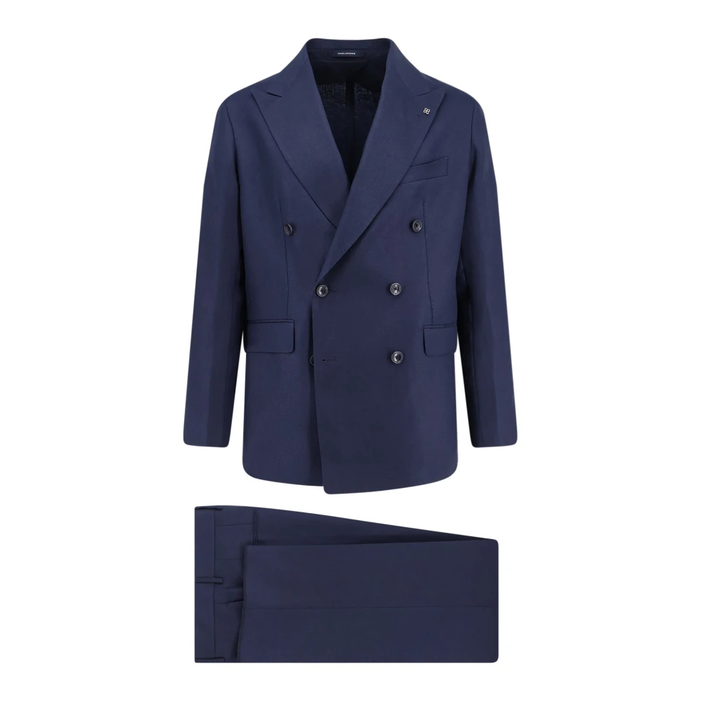 Tagliatore Herren Blau - Leinenanzug - Suits - 2XL