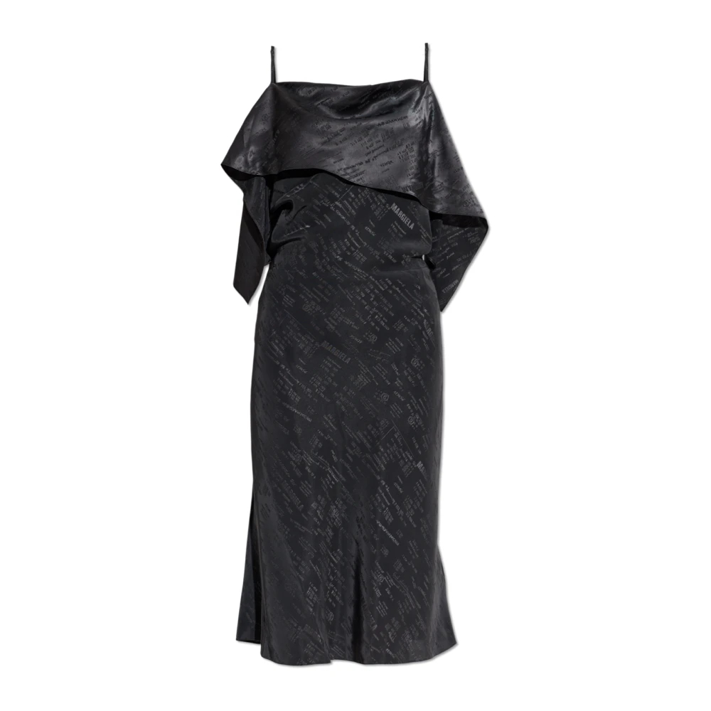 Mm6 Maison Margiela Damen Schwarz - Off-Shoulder Dress - Dresses - K -Xs