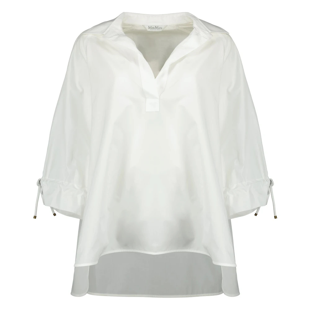 Max Mara Damen Weiß - Mxmadorni Bluse - Blouses & Shirts - 3XS