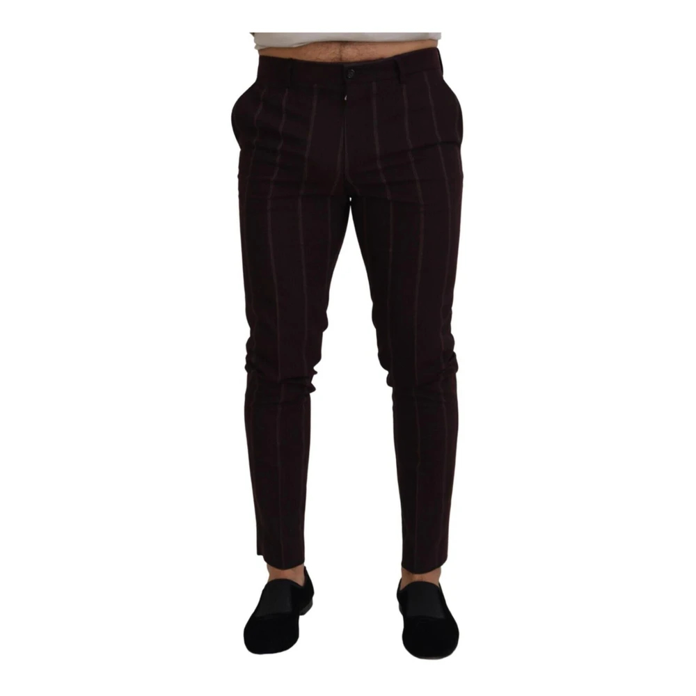 Dolce & Gabbana Herren Braun - E Mainline Wollmischungshose - Trousers - M
