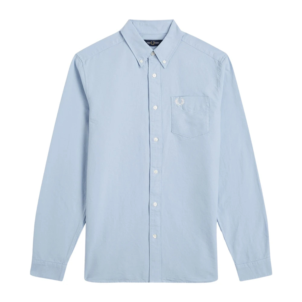 Fred Perry Herren Blau – Hellblaues Oxford-Hemd - Bild 8