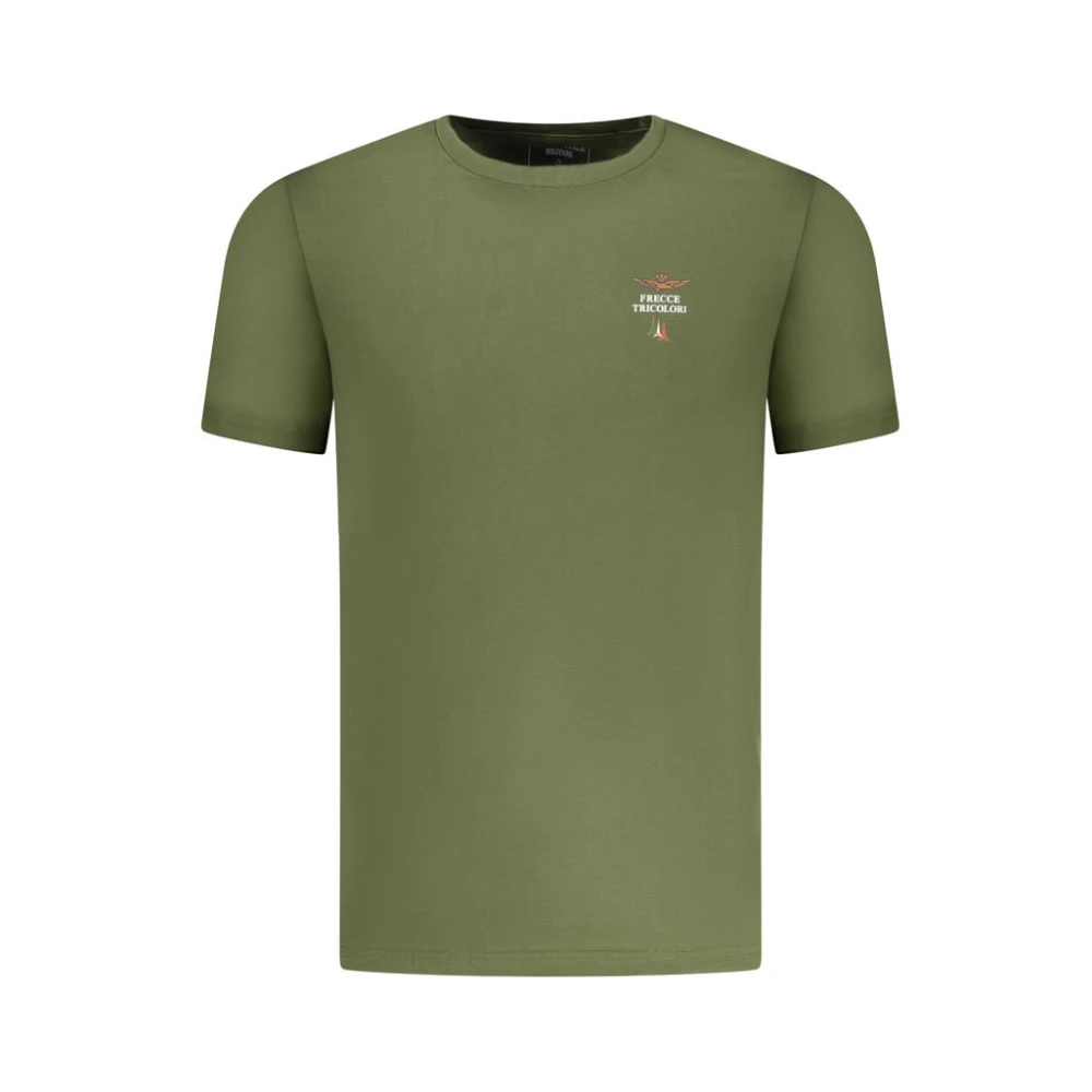 Aeronautica Militare Herren Grün - Baumwoll-Unterhemd - Tops - 2XL