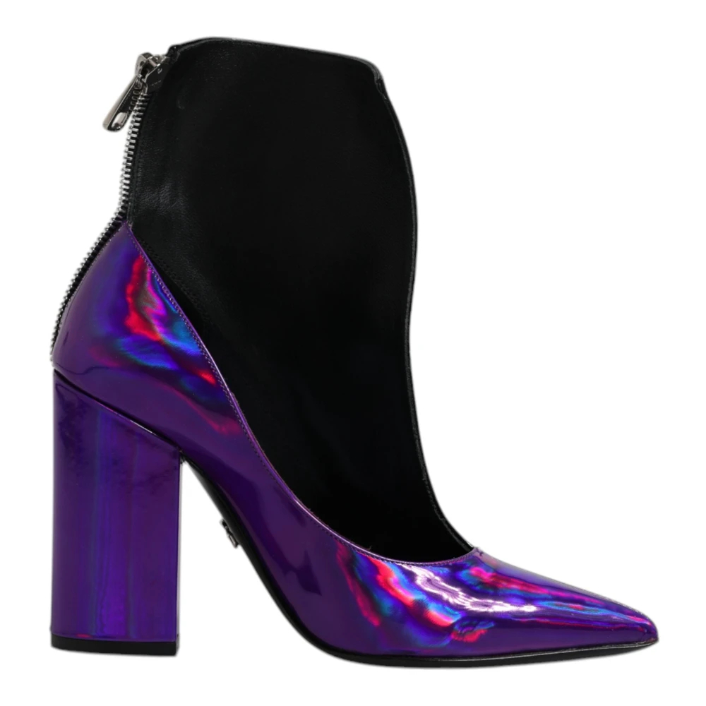 Dolce & Gabbana Damen Multicolor - Spitz Zulaufende Stiefeletten - Shoes - Mehrfarbig - 36 Eu