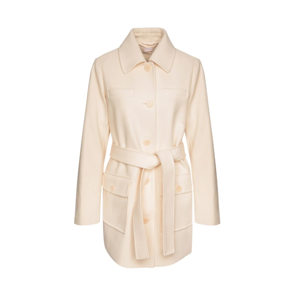 Liu Jo Damen Beige - Panno Double Coat - Coats - M
